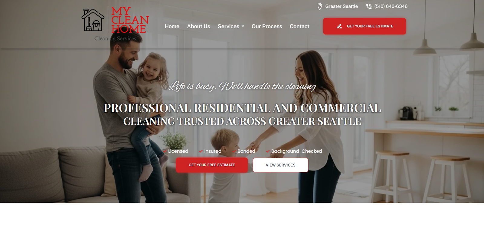 My clean home services
